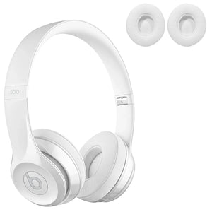 Beats Solo3, Solo 2 Wireless, Kulak Üstü, Beyaz, Ekolojik Deri ( 1 Çift Kulak Yastığı )