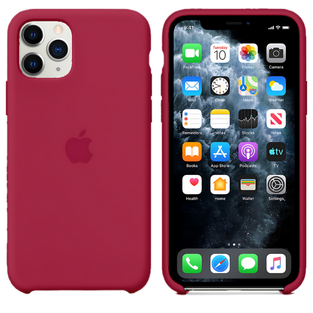 Silicone Case (RED PINK)